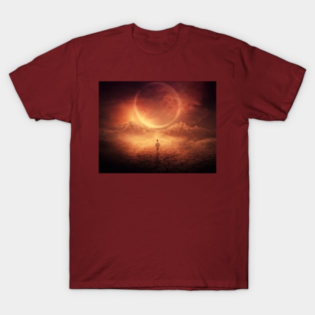 walk on the Red Planet T-Shirt by psychoshadow